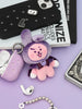 BT21 - COOKY Angel & Villain Villain Doll Keyring