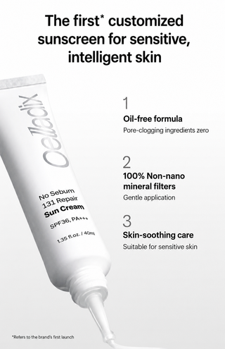 Celladix - No Sebum 131 Repair Sun Cream 40ml