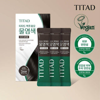 Titad - Beer Yeast Water Hair Dye (10g x 3) - 2 types - Koreabe