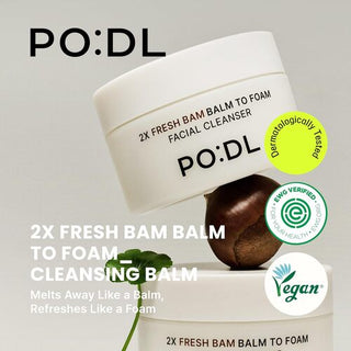 PODL - 2X Fresh Bam Balm To Foam Facial Cleanser 130ml