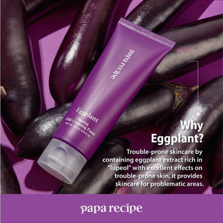 Papa Recipe - Eggplant Clearing Mild Cleansing Foam 120ml - Koreabe