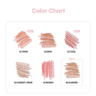 AOU - Blending Lip Pencil - 6 Colors