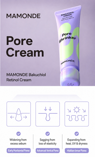 Mamonde - Bakuchiol Pore Shrinker Cream 60ml