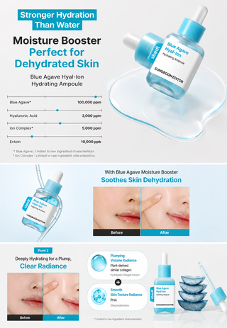 Sungboon Editor - Blue Agave Hyal Ion 40ml