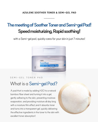 Dr Sante - Soother Semi Gel Toner Pad 80ea
