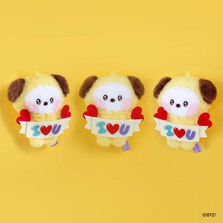 BT21 minini doll key ring [Allover / I LOVE YOU] - CHIMMY - Koreabe