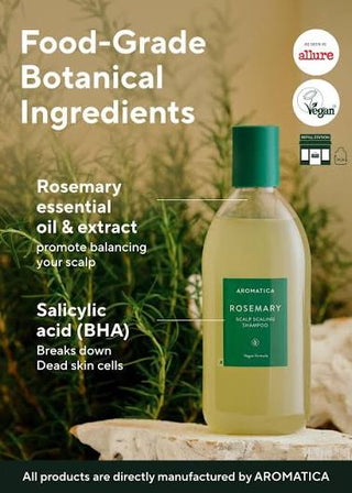 Aromatica - Rosemary Scalp Scaling Shampoo 180ml