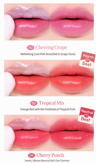Milk Touch - Silver Veil Tissue Off Lip Tattoo - 6 Colors