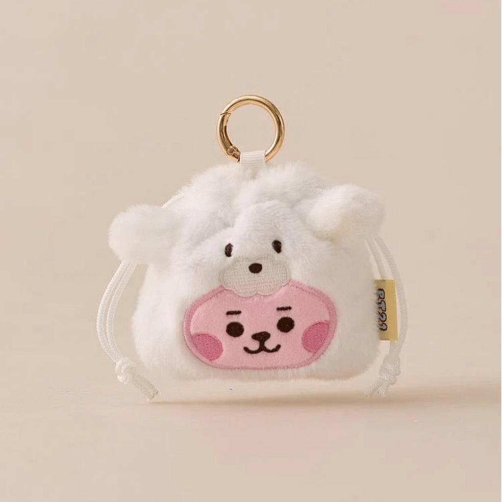 BT21 - COOKY Baby Fluffy String Mini Pouch