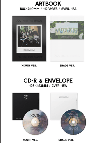 ZEROBASEONE - [YOUTH IN THE SHADE] (Random Ver) - Koreabe