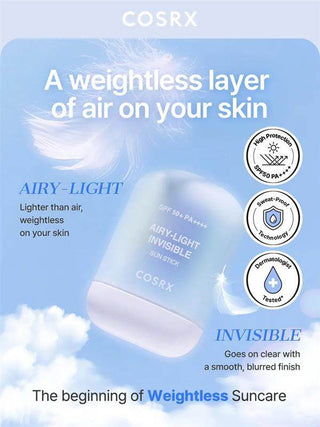 COSRX - Airy Light Invisible SPF50+ PA++++ 19g - Koreabe