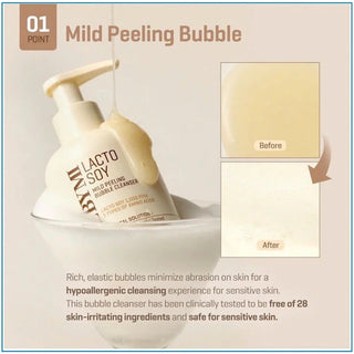 Somebymi - Lacto Soy Mild Peeling Bubble Cleanser 180ml