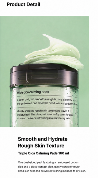 Musinsa Beauty - Triple Cica Calming Pads 65ea * 2