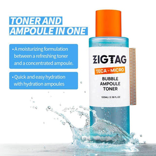 Zigtag - Teca-Micro Bubble Ampoule Toner 100ml - Koreabe