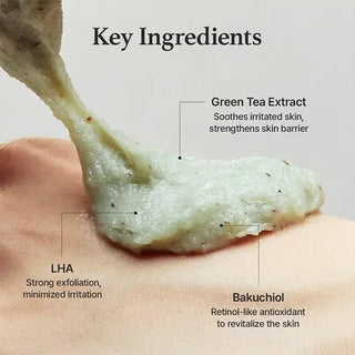 Arencia - Green Tea + LHA Deep Pore Rice Cake Cleanser 150g - Koreabe