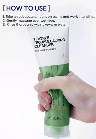 Mediheal - Tea Tree Trouble Calming Cleanser 120ml - Koreabe