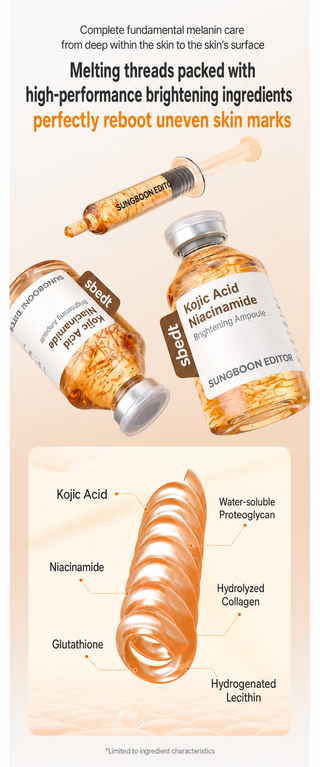 Sungboon Editor - Kojic Acid Niacinamide Ampoule 40ml