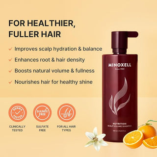 Minoxell - Nutrition Scalp Volume Shampoo 480ml
