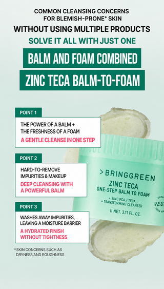 Bringgreen - Zinc Teca One Step Balm To Foam 92ml