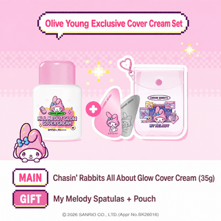 Chasin Rabbits - All About Cover Cream (Sanrio Ver) 35ml - 2 Options