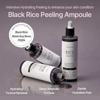 Mixsoon - Rice Gently Exfoliate with Black Rice Ampoule 100ml