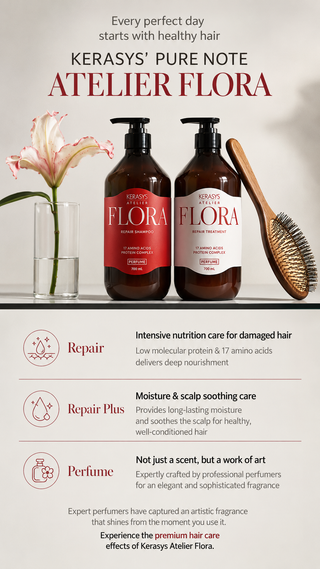 Kerasys - Atelier Flora Hair Repair Lily Fragrance Shampoo 1000ml