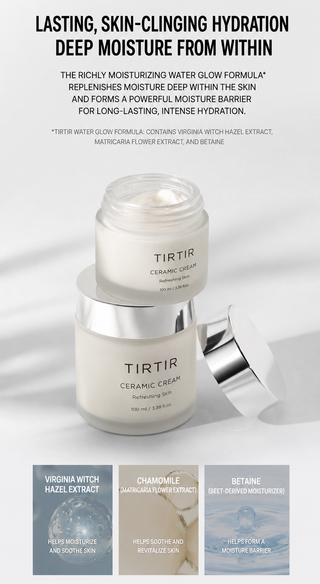 Tirtir - Ceramic Cream 50ml + Milk Pack Cleanser 50ml