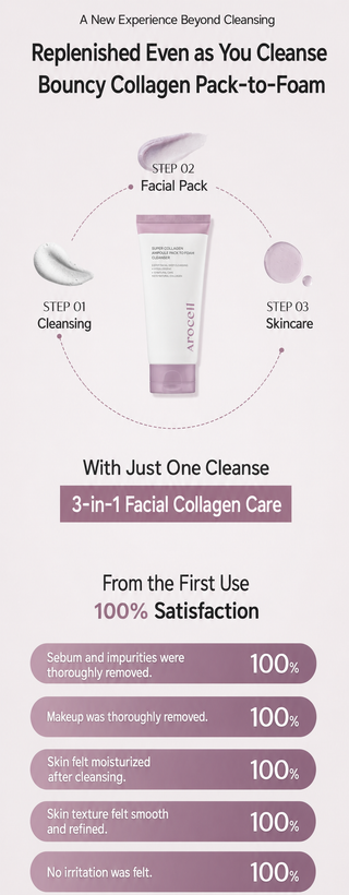 Arocell - Super Collagen Ampoule Pack to Foam Cleanser 120ml