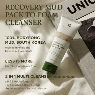BRMUD - Recovery Mud Pack To Foam Cleanser 110ml