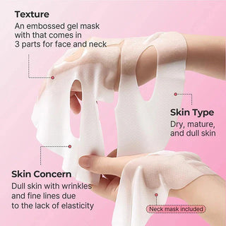 Torriden - Cellmazing Firming Gel Mask Face + Neck 4pcs