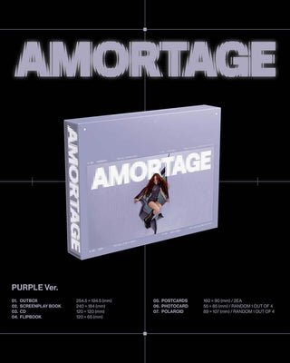 JISOO - Mini Album (AMORTAGE) DELUXE Edition (Purple Ver.) - Koreabe