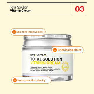 Differ & Deeper - Total Solution Vitamin Cream 70ml