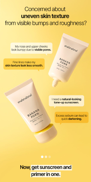 Shaishaishai - Banana PDRN Tone Up Sun Primer SPF50+ PA++++ 35ml