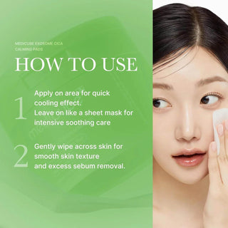 Medicube - Exosome Cica Calming Pads 100ea - Koreabe