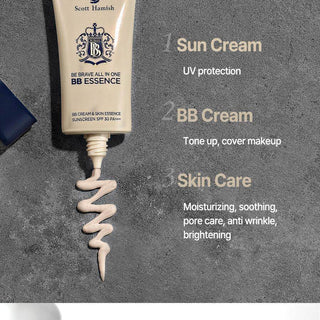 Scott Hamish - Be Brave All in One BB Essence SPF30 PA+++ 80ml - Koreabe