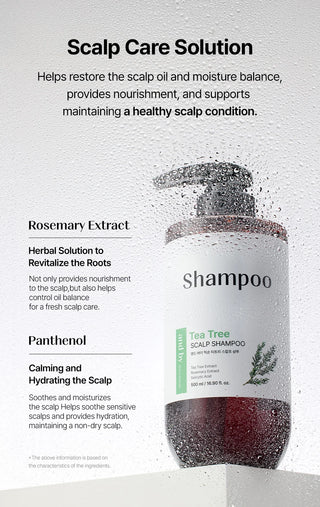 Mixsoon - Tea Tree Scalp Shampoo 500ml