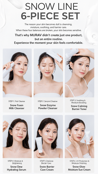 Murav - Snow Line 6 Pieces Set