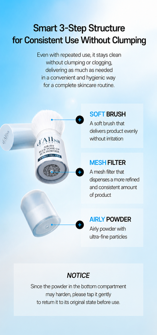 d'Alba - Air Fit Blue Tone Up Sun Powder SPF50+ PA++++ 5.5g