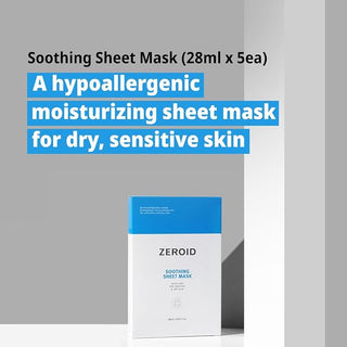 Zeroid - Soothing Sheet Mask 5ea