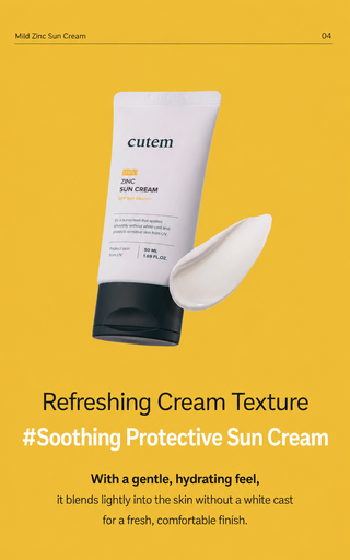 Cutem - Zinc Sun Cream 50ml