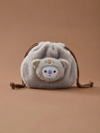 BT21 - More Fluffy Face Plush String Pouch - Koreabe