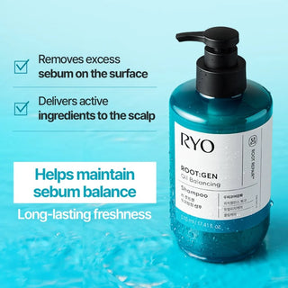 Ryo - Root Gen Oil Balancing Shampoo 515ml
