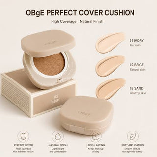 Obge - Perfect Cover Cushion 15g - 3 Colors