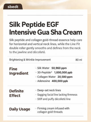 Sungboon Editor - Silk Peptide EGF Intensie Gua Sha Cream 80ml