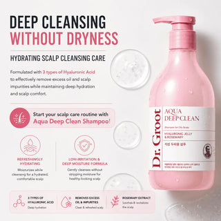 Dr Groot - Aqua Deep Clean Hyaluronic Jelly Rosemary Shampoo 330ml