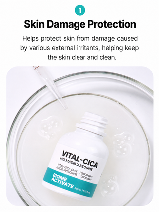 Biome Activate - Vital Cica with Madecassoside 30ml