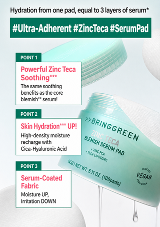 Bringgreen - Zinc Teca Blemish Serum Pad 100ea