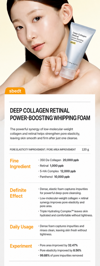 Sungboon Editor - Deep Collagen Retinal Whipping Foam 120ml