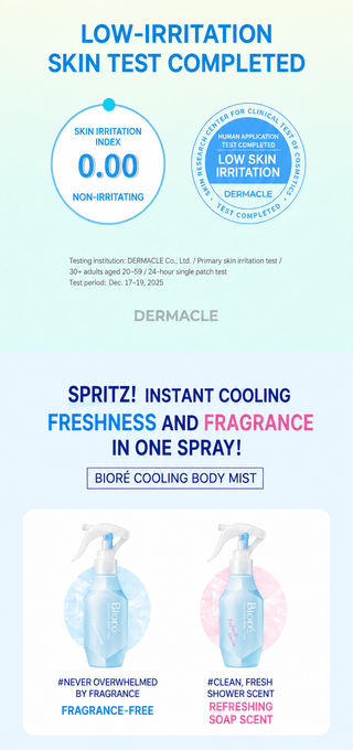 Biore - Cooling Body Mist 120ml