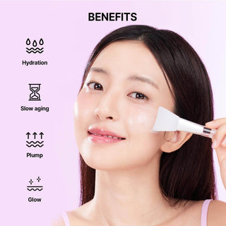 Veganifect - Slow and Aging Collagen Wrap Mask 80ml + Brush - Koreabe